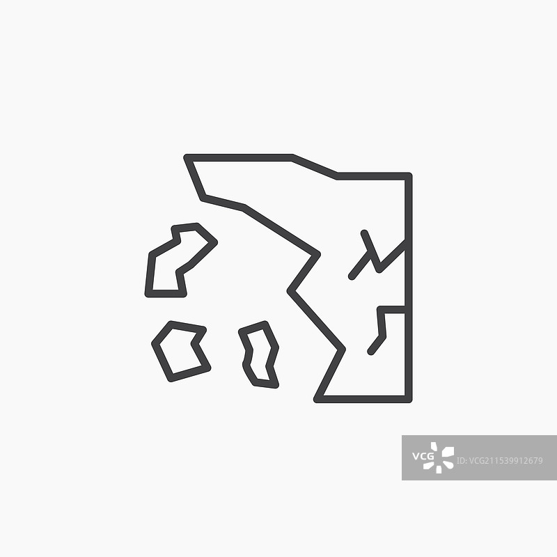 悬崖图标图片素材