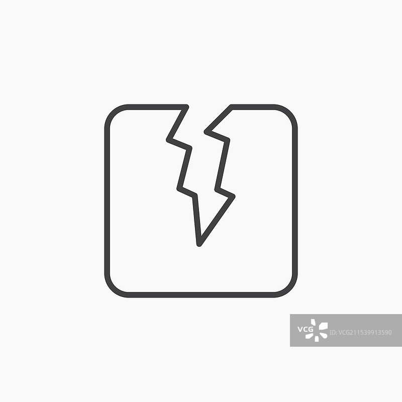 裂缝图标图片素材