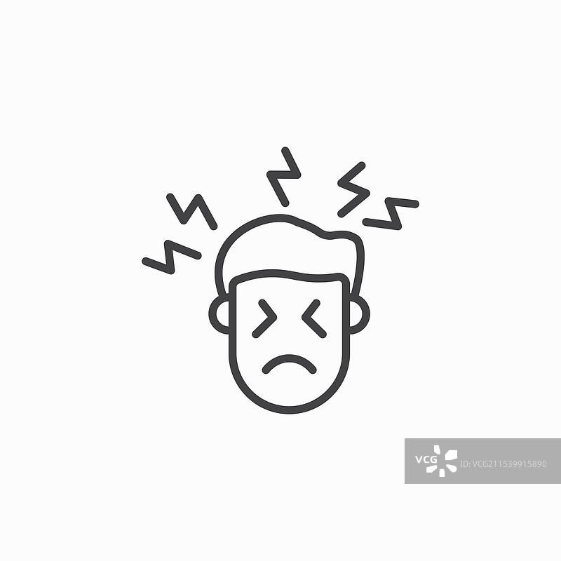 头痛图标图片素材