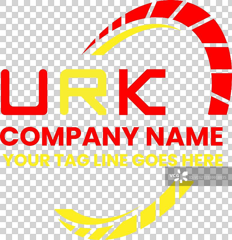 urk字母标志设计，简单现代的urk标志图片素材