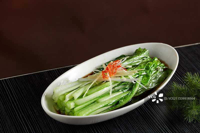 广东白灼菜心图片素材