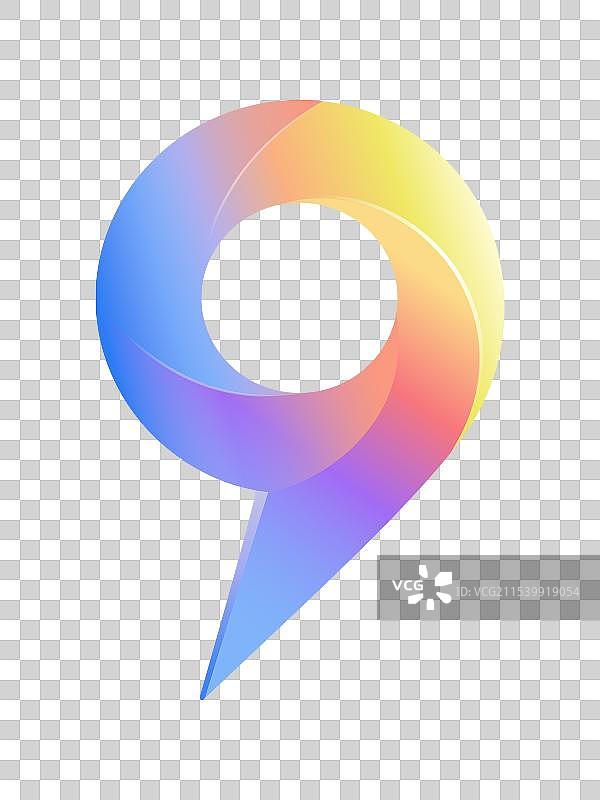 数字9   弥散炫光渐变风格促销透明字图片素材