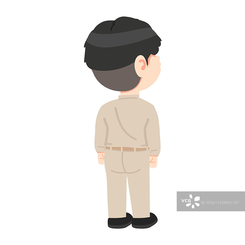 男教师的背影图片素材