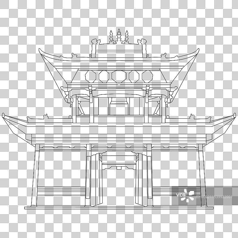 丹噶尔古城图片素材