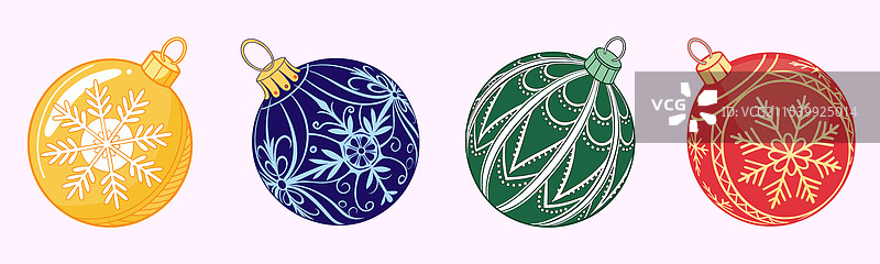 圣诞球图片素材