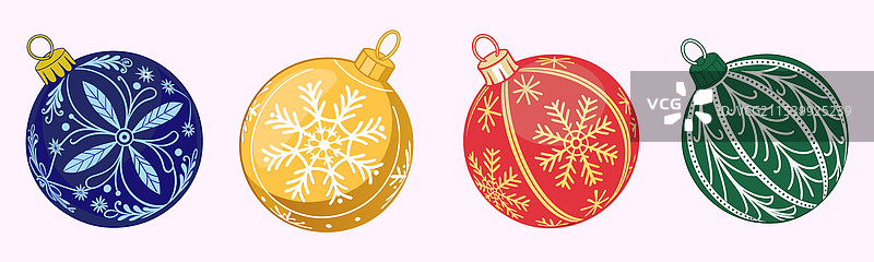 圣诞球图片素材