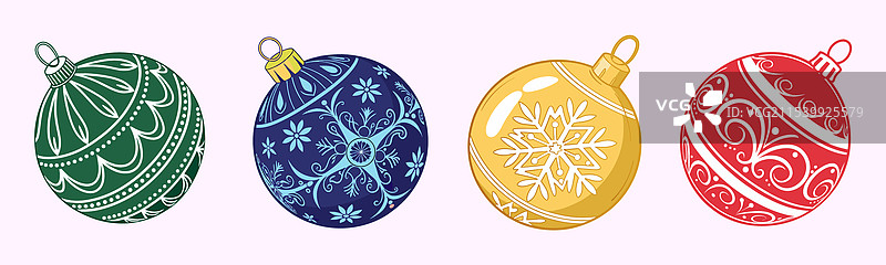 圣诞球图片素材