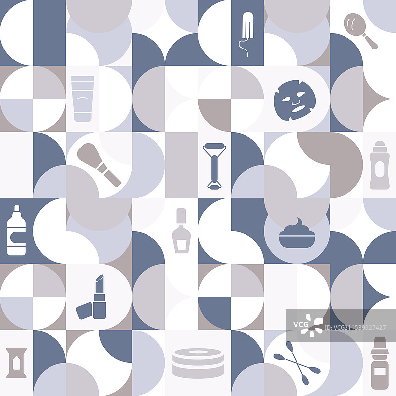 明亮背景下的个人卫生用品图片素材