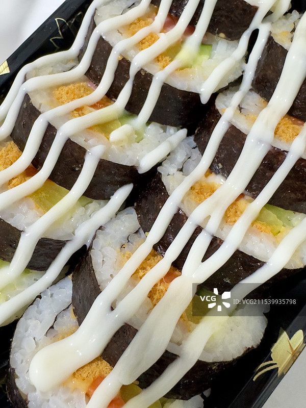 静物寿司特写图片素材