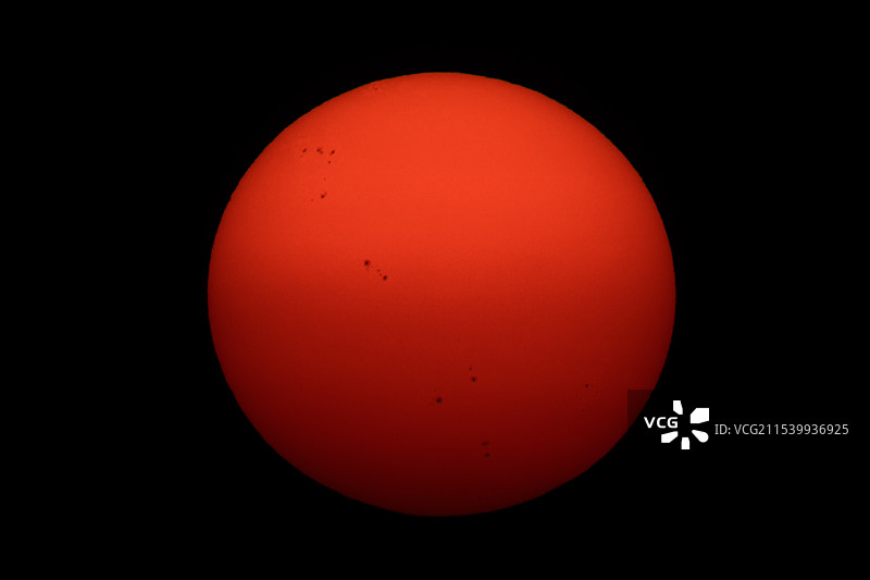 日落红色大太阳图片素材