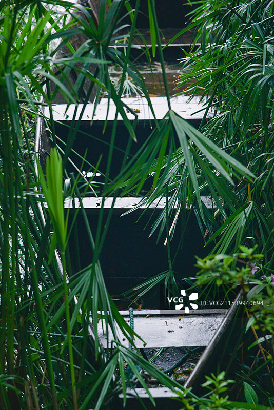 云南昆明 滇池边的木船图片素材