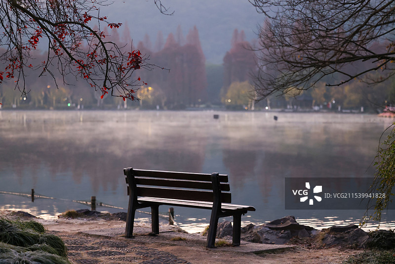 杭州西湖十景-花港观鱼图片素材