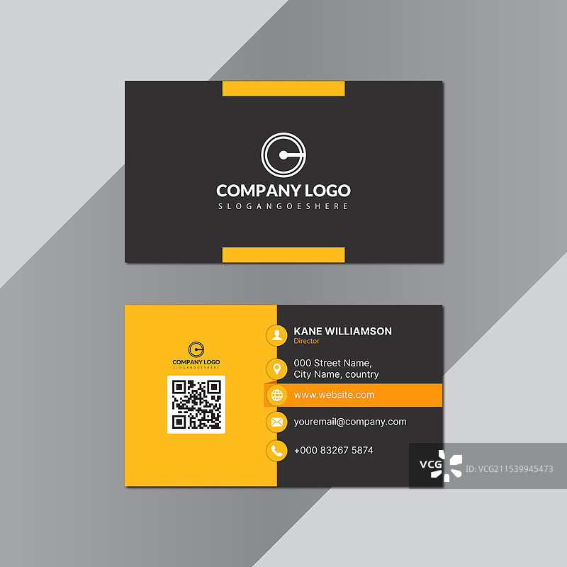 现代创意名片模板设计图片素材