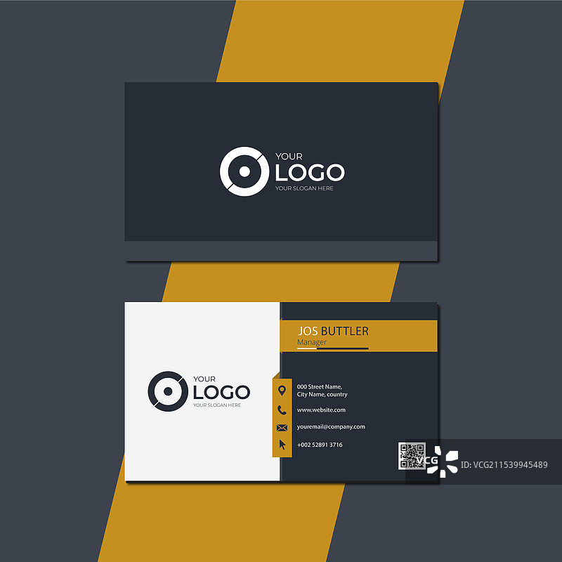 创意名片模板设计图片素材