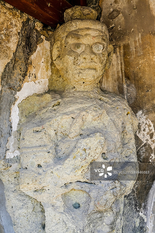 辽宁锦州义县万佛堂石窟图片素材