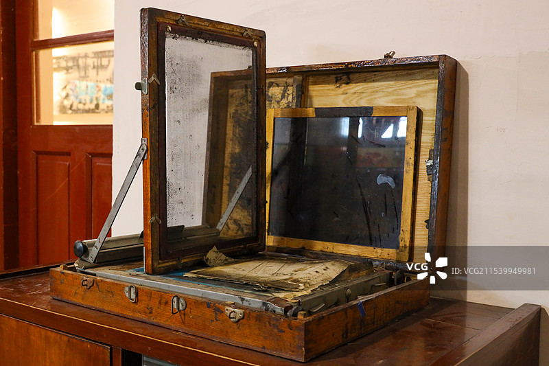 河南省郑州市，郑州纺织工业遗址博物馆“厂区供销社”场景复原图片素材