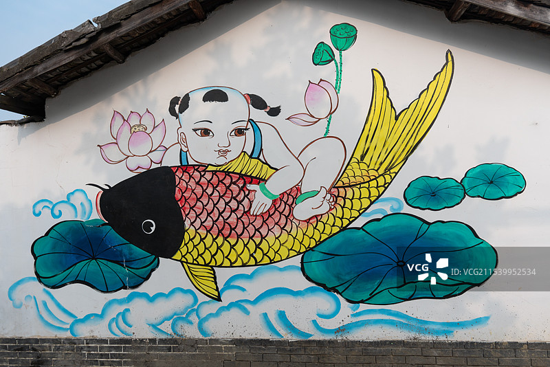 四川绵竹-中国年画村图片素材