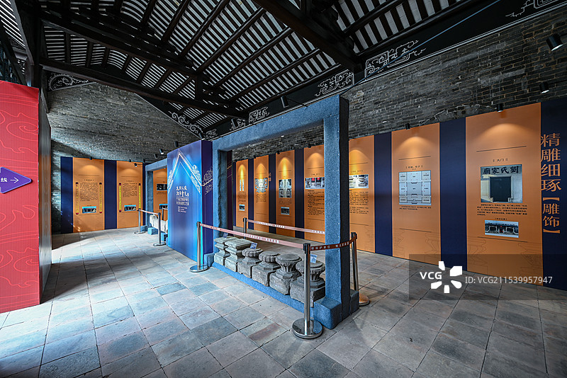 广东省广州市天河区博物馆刘氏家庙图片素材