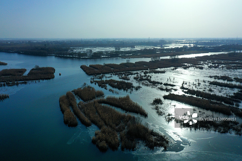 华北明珠白洋淀，风光秀丽美无限映衬雄安千年秀，生态乐园空气鲜郭里口图片素材