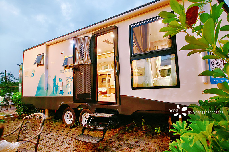 房车 露营图片素材