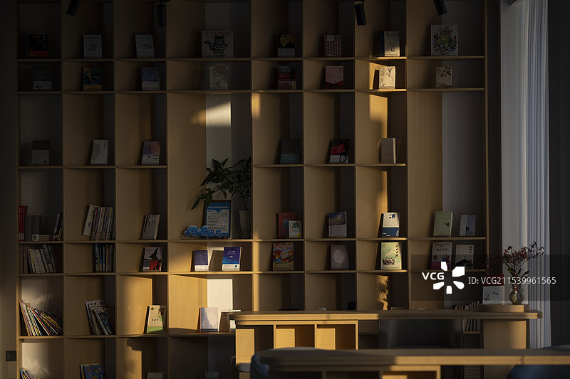 城市书房图片素材