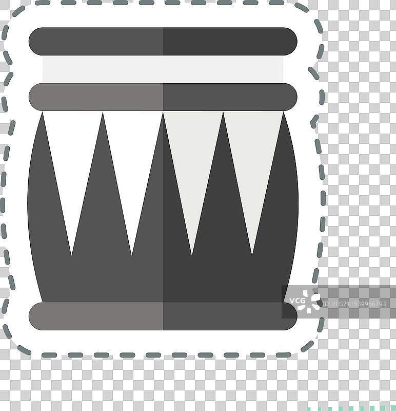 与印度符号相关的贴纸线条切割图表图片素材