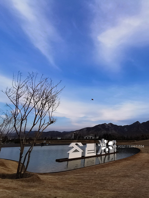 洛阳市宜阳县洛水昌谷风光图片素材