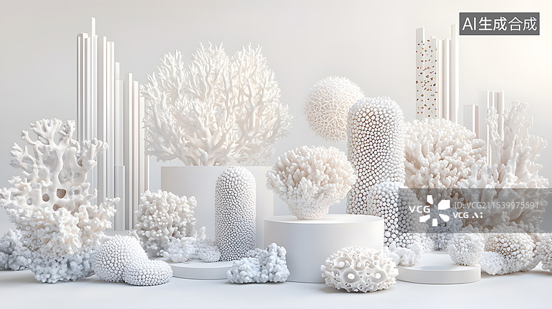 【AI数字艺术】水下世界，梦幻之美图片素材