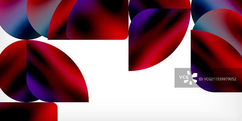 三角形、圆形、花瓣、几何形状图片素材