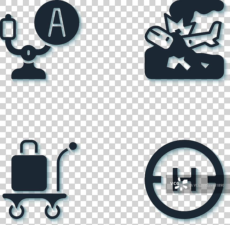 设置直升机着陆垫的飞行器操纵舵图片素材