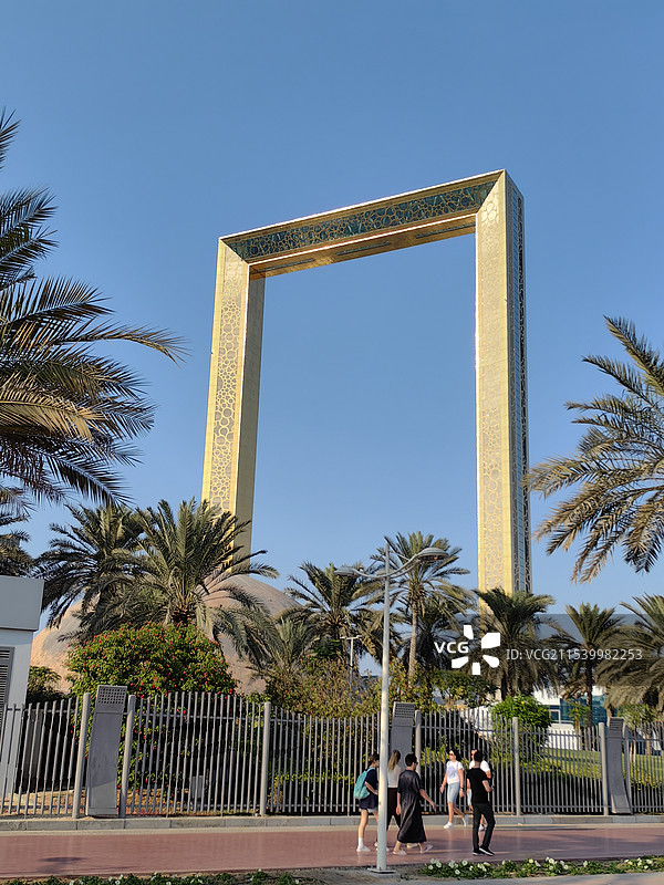 阿拉伯联合酋长国，迪拜金门图片素材