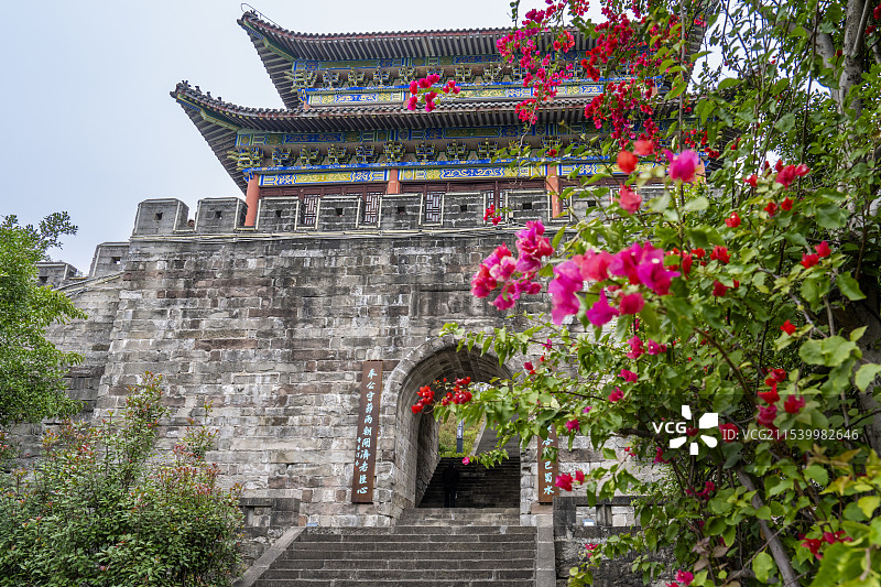 重庆奉节夔州古城开济门图片素材