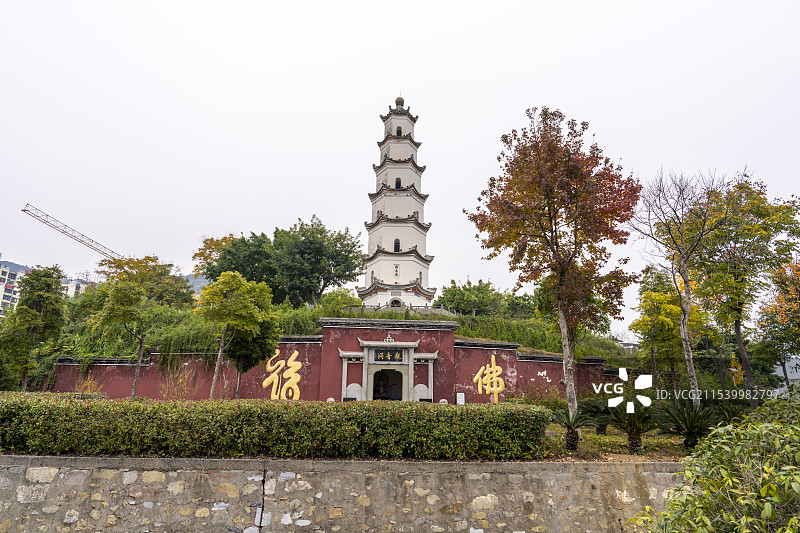 重庆奉节夔州古城耀奎塔图片素材