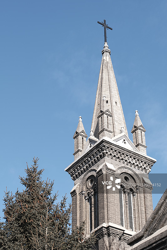 天主教吉林教区主教公署   长春天主教堂图片素材