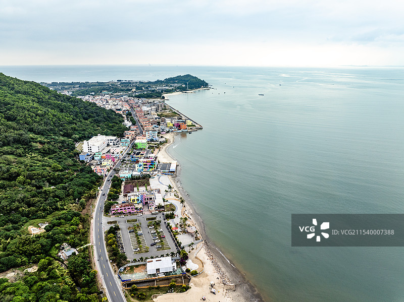 中国广东省汕尾市陆丰市金厢银滩景区图片素材