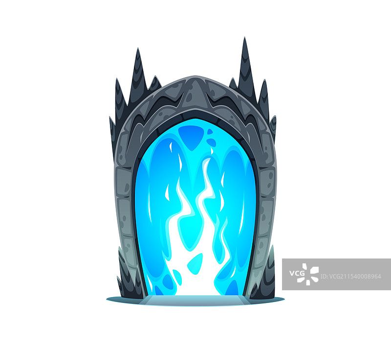 魔法传送门门口 幻想石拱 游戏资产图片素材