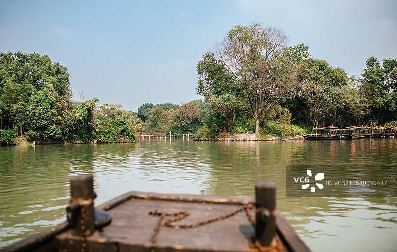 杭州西溪湿地十景之一秋芦飞雪，秋雪庵园林景观风光图片素材