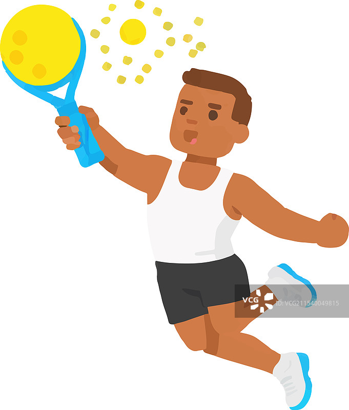 单打比赛运动指南：球拍场地游戏图片素材