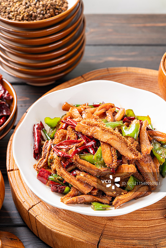 美味好吃的香辣牛肚图片素材