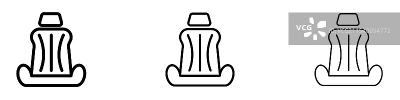 汽车座椅图标图片素材