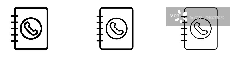 通讯录图标图片素材