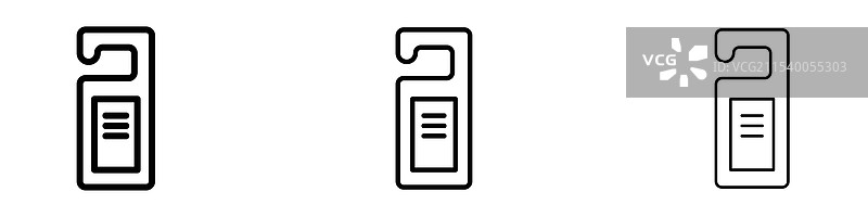 门挂标志图片素材