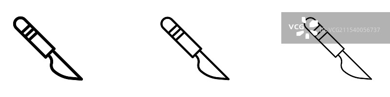 手术刀图标图片素材