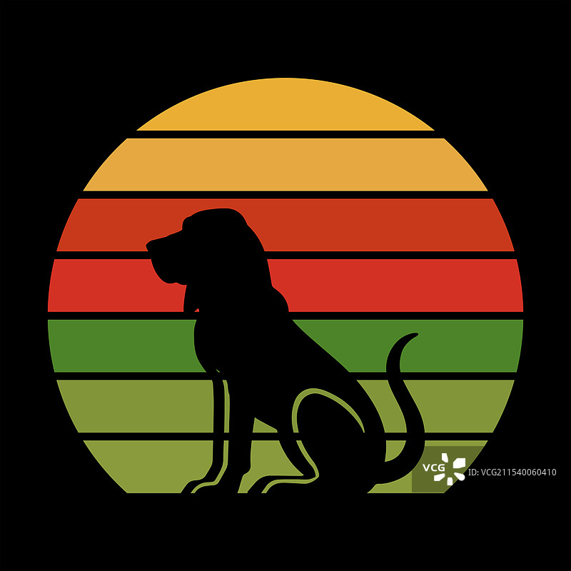 复古血猎犬图片素材