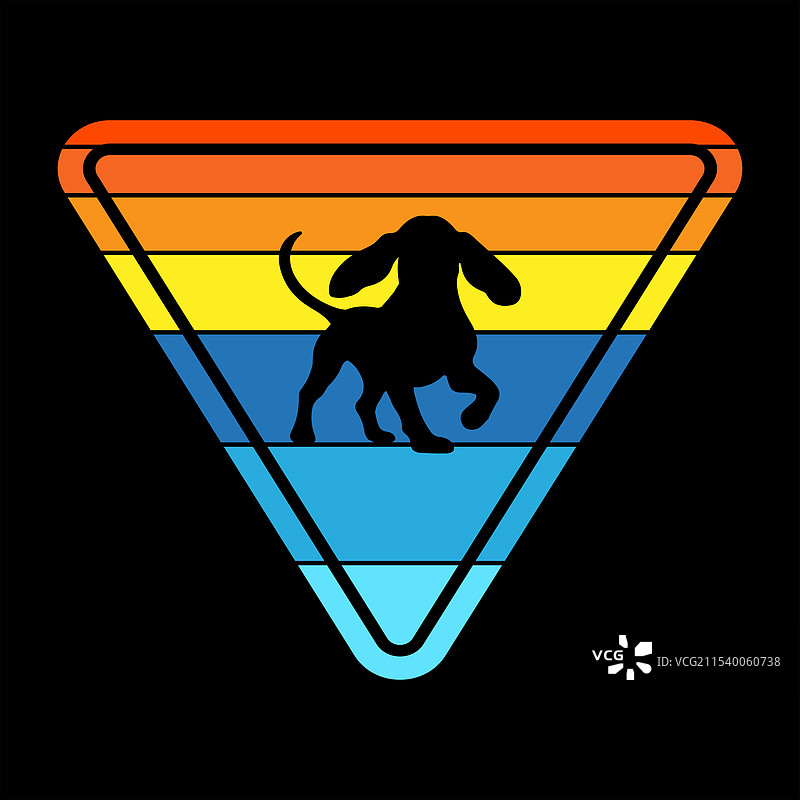 复古血猎犬图片素材