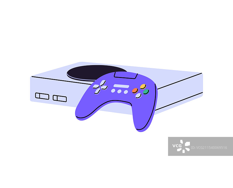 视频游戏主机和控制器的图标图片素材