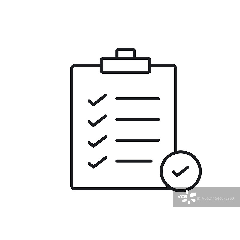 剪贴板检查图标图片素材