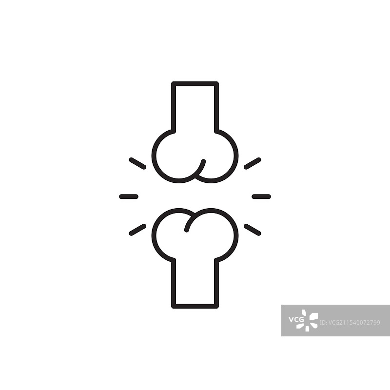 骨质疏松症图标图片素材