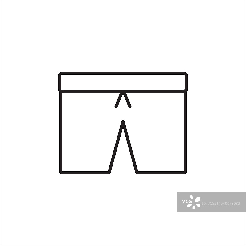 游泳短裤图标图片素材