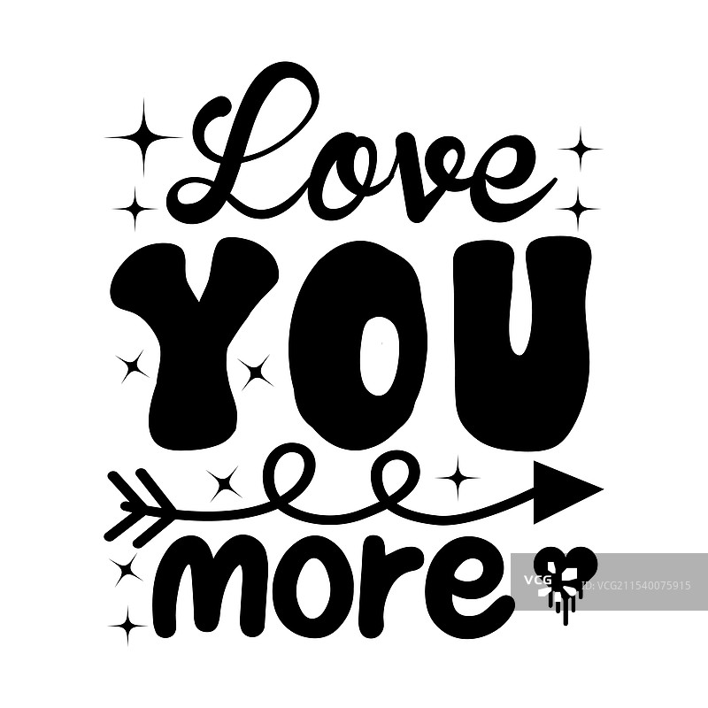 情人节“我爱你更多”排版设计图片素材